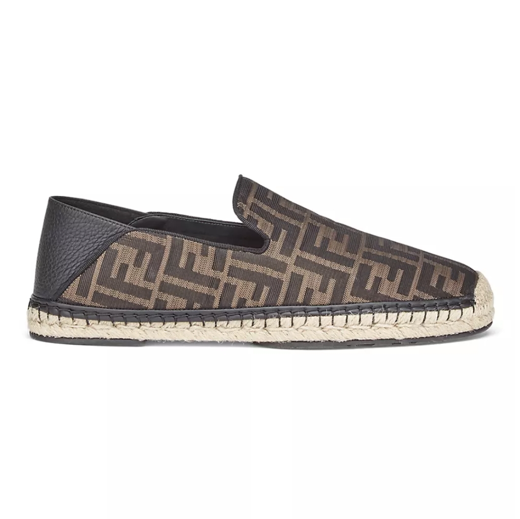 Fendi Tessuto Ff Monogram Espadrilles (9uk/10us)